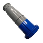 Tomada Acoplamento Industrial 63a 3p+t 220/240vca Azul Ip67 9