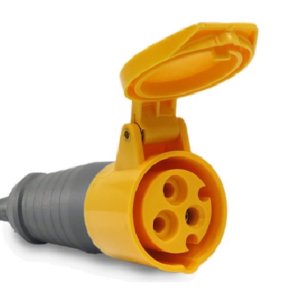 Tomada Acoplamento Industrial Ip44 32a 2p+t 110/130vca Amarel