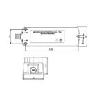 Tomada Barra Fêmea 3 Tomadas 2p+t 10a E 20a Preto Tmu3-320 Ma