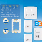 Tomada Branca 10a 2p+t 250v Margirius Linha B3