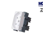 Tomada Branca 10a 2p+t 250v Margirius Linha B3