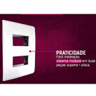 Tomada Com Interruptor Duplo Simples Tramontina Liz 10a 57170