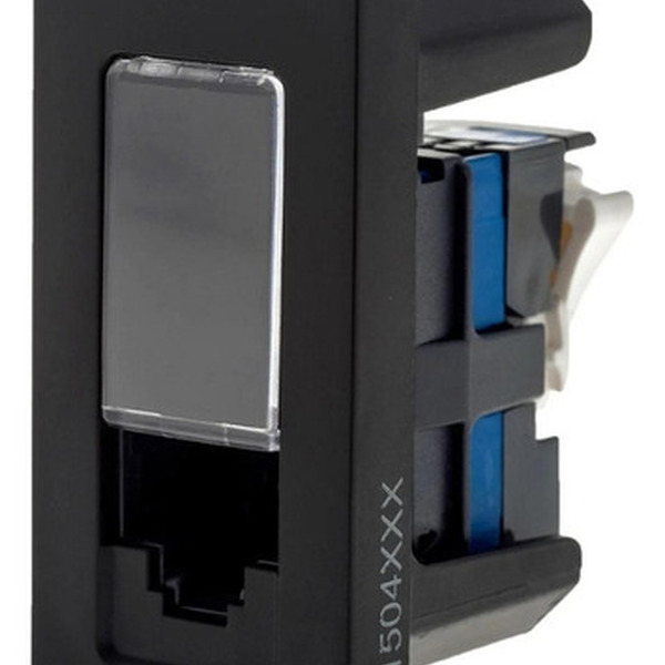 Tomada Dados Lcs2 Rj45 Cat.6 1m Preta 615047pt Pial Plus+