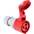 Tomada De Acoplamento Industrial 2p+t 16 A 380-415 Vca 9 H Tr