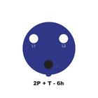 Tomada De Acoplamento Industrial 2p+t 32 A 220-250 Vca 6 H Tr