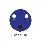 Tomada De Acoplamento Industrial 2p+t 32 A 220-250 Vca 6 H Tr