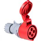 Tomada De Acoplamento Industrial 3p+t 16 A 380-415 Vca 6 H Tr