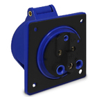 Tomada De Embutir 3p+t 9h 220vca 32a Azul Ip44 - Elitek