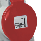 Tomada De Embutir 4p+t 32a S5246 Vermelha Steck