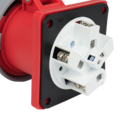 Tomada De Embutir Industrial 3p+t 63a 380/440v 6h Vm Ip67 Jam