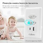 Tomada De Parede Duo Bivolt  Usb E Tipo-c, Usb Wall Socket