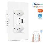 Tomada De Parede Inteligente 2 Tomadas 1 Usb Alexa Google
