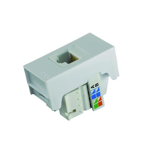 Tomada De Rede Rj45 8 Fios Módulo Lev - Ilumi