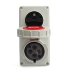 Tomada De Sobrepor Com Bloqueio Mecânico 3horas 32a 3p+t 380/