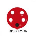 Tomada De Sobrepor Industrial 3p+n+t 32 A 380-415 Vca 6 H Tra