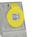 Tomada De Sobrepor Newkon 16a 110/130v 2p+t Amarela Steck