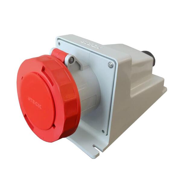 Tomada De Sobrepor Vermelha Newkon 63a 380/440v 3p+t Steck