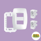 Tomada Dupla 10a/250v Com Placa 4x2 Fame Elegance Branco