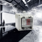 Tomada Dupla 110/220v À Prova D'água Com Visor Basculante 2p+