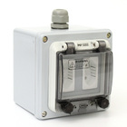 Tomada Dupla 110v À Prova D'água Com Visor Basculante 2p+t 20