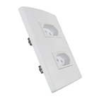 Tomada Dupla 2p + T 10a Com Placa 4x2 250v Resistente Eletric