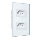 Tomada Dupla Inteligente Wi-Fi 10A Branca Intelbras ETS 1002