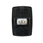 Tomada Elétrica Preta 2p+t 10a 250v Placa Espelho 4x2 Ilumi