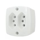 Tomada Elétrica Sobrepor Dupla 10a - Ilumi