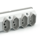 Tomada Em Barra Quadrupla 2p+t 20a - Perlex