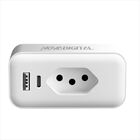 Tomada Embutir Inteligente Usb-c Monitor Energia  10a Alexa