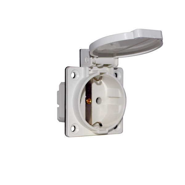 Tomada Embutir Modelo Alemão Schuko 16a 250v Strahl 153/n-cz