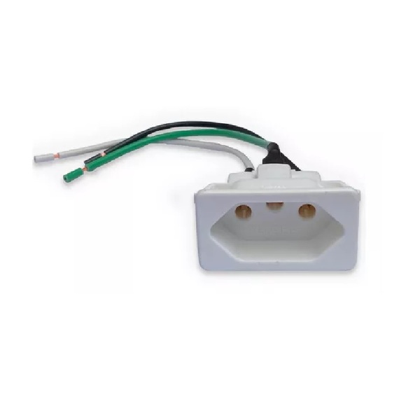Tomada Embutir P/ Aparelhos Poço Interno 10a/250vca Tpa2-3 Br