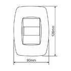 Tomada Fame Elegance 2p+t 20a Com Placa 4x2 Branca