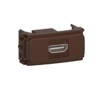 Tomada Hdmi, Composé Marrom