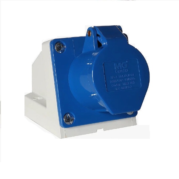 Tomada Ind. Fixa De Sobrep 16a 3p 200/250v Azul 6h Ip44 - Mar