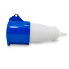 Tomada Industrial 32a 2p+t 200/250v Azul 6h Ip44 - Margirius