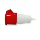 Tomada Industrial Acopladora 16a 5p 380/440v Verm 6h Ip44