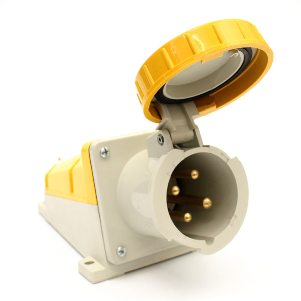 Tomada Industrial De Sobrepor Negativa 3p+t 63a 110/130v N-45