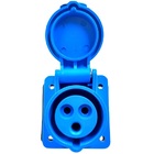 Tomada Industrial Embutir Az 16a 2p+t 3046 220/240v Ip44 6h (