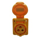 Tomada Industrial Embutir Ip44 16a 2p+t 110/130vca Amarela 4h