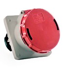 Tomada Industrial Embutir Ip67 63a 3p+t 380/440vca Vermelho 6