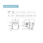 Tomada Industrial Embutir Ip67 63a 3p+t 380/440vca Vermelho 6