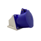 Tomada Industrial Fixa De Sobrepor 2p+t 32a 6h Azul 200/250v