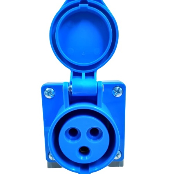 Tomada Industrial Sobrepor Az 16a 2p+t 3006 220/240v Ip44 6h