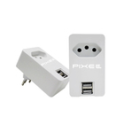 Tomada Inteligente Smart Plug 2 USB A062USB Pixel TI