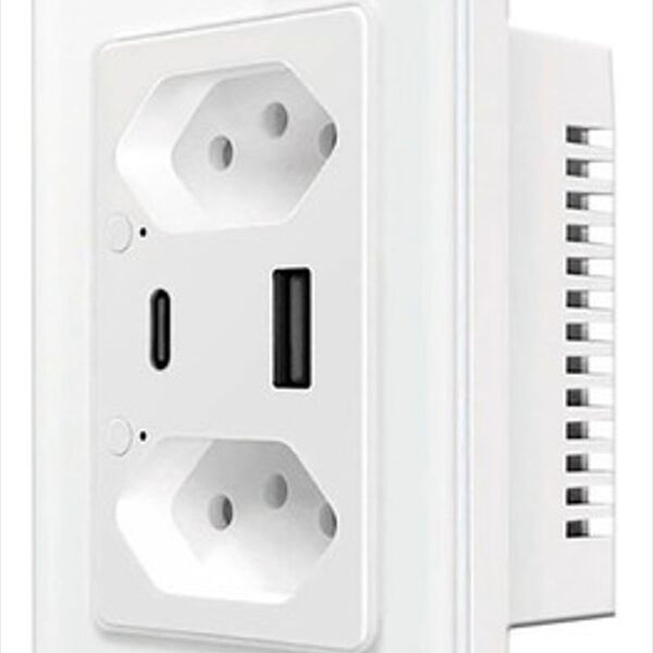 Tomada Inteligente Wi-fi Usb E Usb C Novadigital 10a E 20a