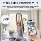 Tomada Inteligente Wifi Inteligente Plug Power Temporizador L