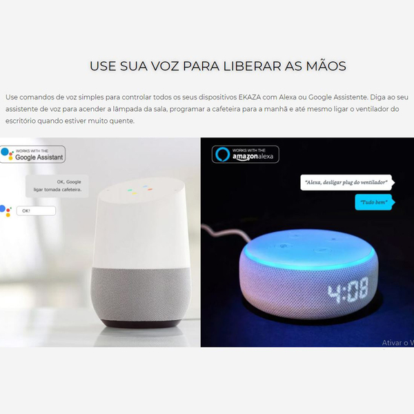tomada inteligente wifi smart 16a app alexa e google home leroy merlin
