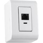 Tomada Lizflex Telebras + Rj11 Tramontina - Unico