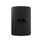 Tomada Margirius B3 Colors 2p+t 10a Com Placa 4x2 Preto Ebony